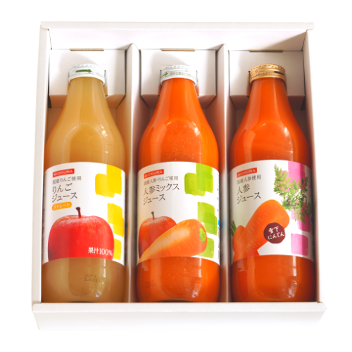 【ギフト】ジュース1000ml3種お買い得3本セット