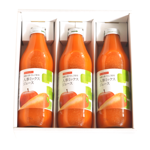 【ギフト】人参ミックスジュース1000ml お買い得3本セット