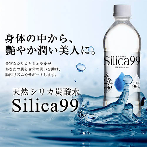 Silica99 (天然炭酸水）24本入り(会員価格から更に300円引き)