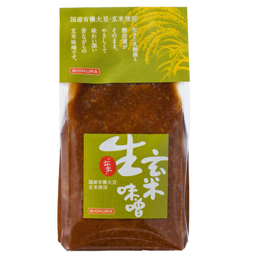 【秋口より再販予定】「生」玄米味噌 500g