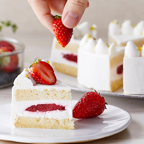 米粉のショートケーキ カット済 ビオクラ Biokura