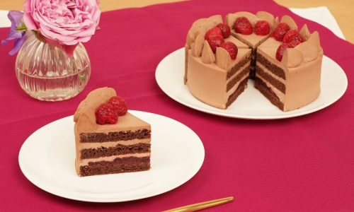 米粉のチョコショートケーキ