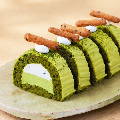 【限定品】挽茶香るごまの米粉クリームケーキ