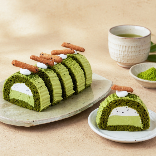 【限定品】挽茶香るごまの米粉クリームケーキ