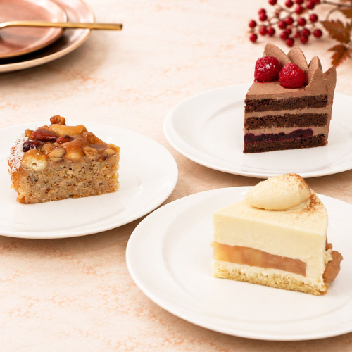 おすすめケーキ3種アソート～秋冬限定～（カット済）