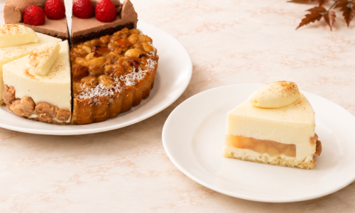 紅はるかとりんごのムースケーキ