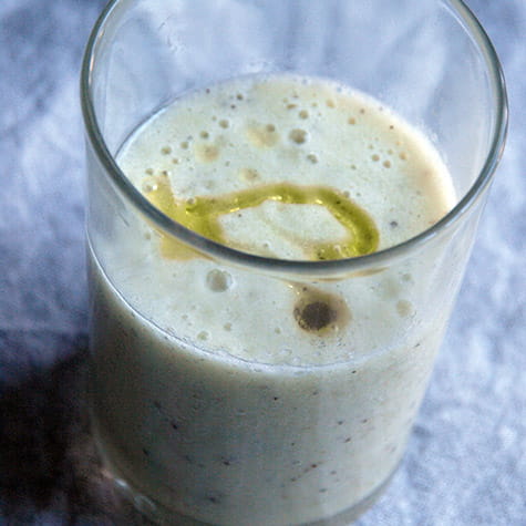 亜麻仁油入りスムージー