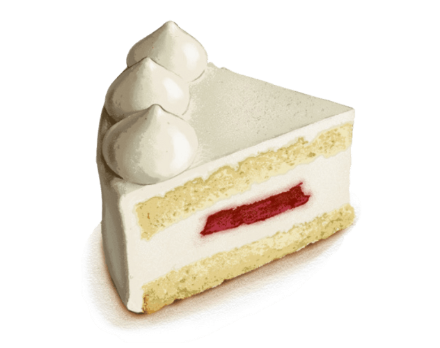 米粉のショートケーキ